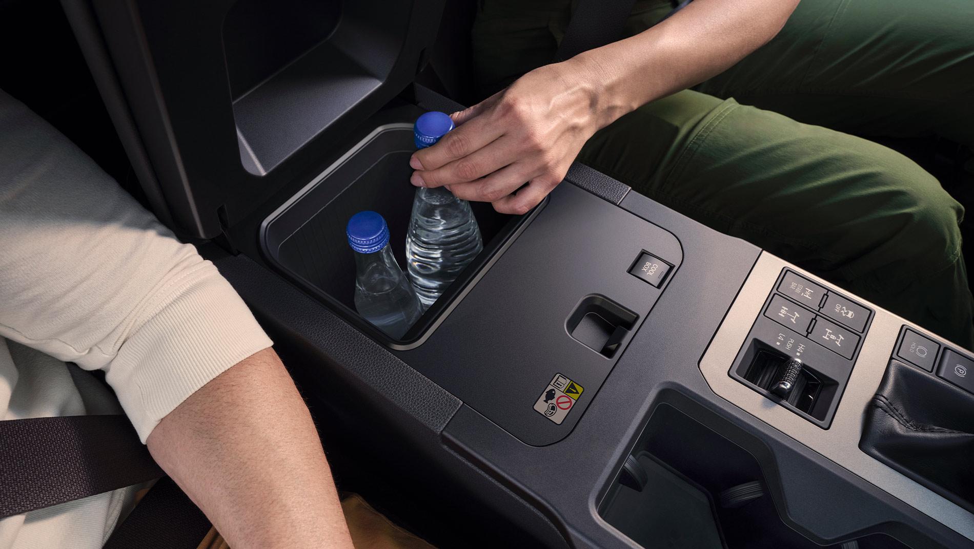 2025 Toyota Land Cruiser with deep cup holders