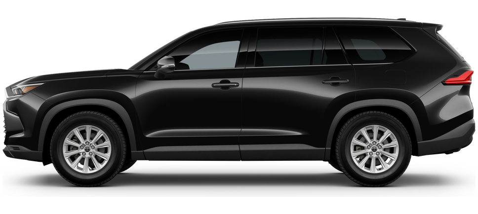 Side profile of a 2025 grandhighlander Grand Highlander Hybrid XLE 2.5L 4-Cyl. ECVT Engine All-Wheel Drive