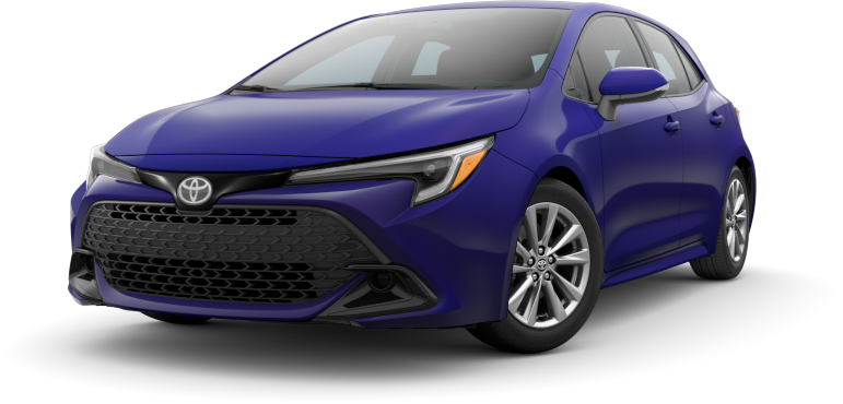 An Exterior Angle of A 2024 corollahatchback Corolla Hatchback SE 2.0L 4-Cyl. CVT FWD