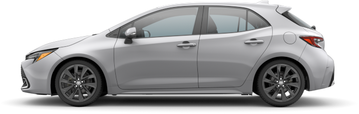 An Exterior Angle of A 2023 corollahatchback XSE Hatchback CVT