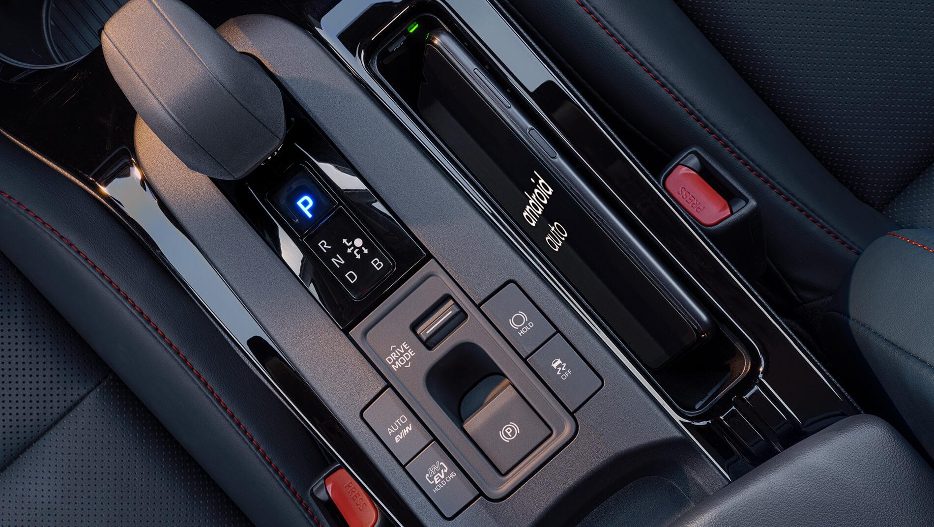2023 Toyota Prius Prime center console