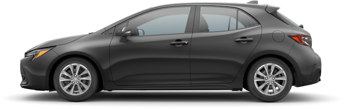 An Exterior Angle of A 2023 corollahatchback SE Hatchback CVT