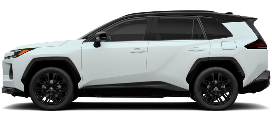 Side profile of a 2026 rav4 RAV4 XSE 2.5L 4-Cyl. Engine All-Wheel Drive