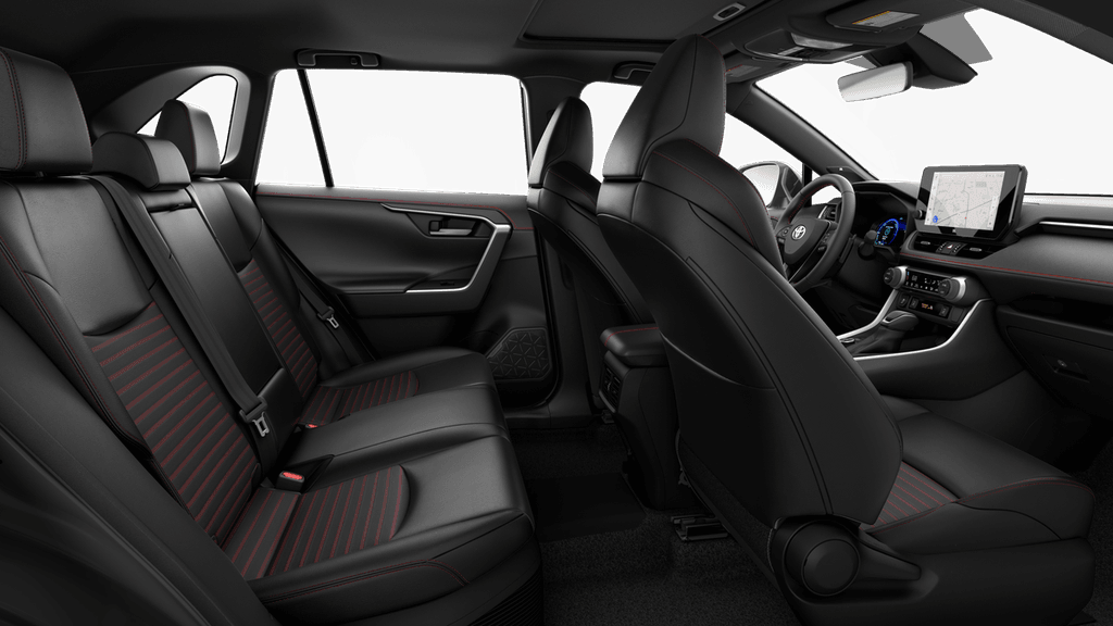 An Interior Angle of A 2025 rav4pluginhybrid RAV4 Plug-in Hybrid XSE 2.5L 4-Cyl. Plug-in Hybrid Engine All-Wheel Drive