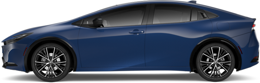 An Exterior Angle of A 2024 prius 1225 - 5 Door XLE Hybrid Liftback
