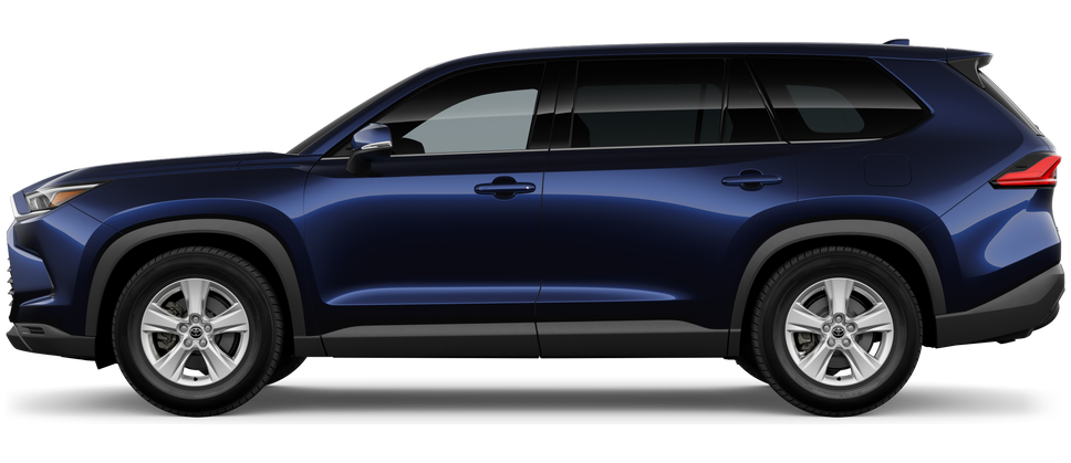 Side profile of a 2026 grandhighlander Grand Highlander Hybrid LE 2.5L 4-Cyl. ECVT Engine All-Wheel Drive