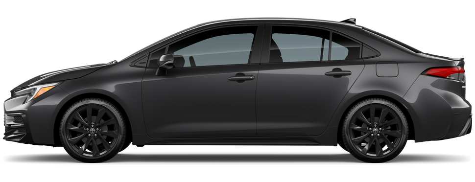 Side profile of a 2026 corolla Corolla SE 2.0L 4-Cyl. Engine Front-Wheel Drive