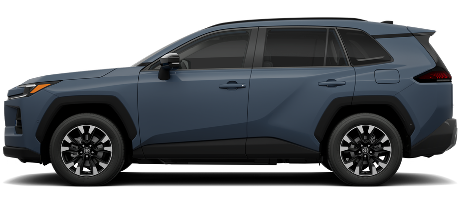 Side profile of a 2026 rav4 RAV4 Limited 2.5L 4-Cyl. Engine All-Wheel Drive