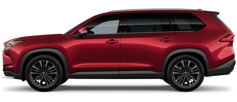 Side profile of a 2026 grandhighlander Grand Highlander Platinum 2.4-Liter 4-Cylinder Turbocharged Hybrid MAX Engine All-Wheel Drive
