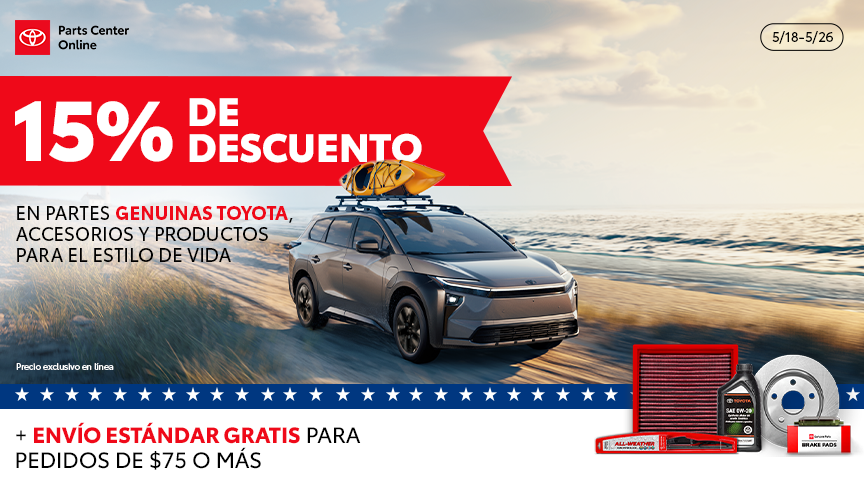 Seasonal promotional graphic featuring a toyota vehicle with summer-themed artwork and promotional messaging.