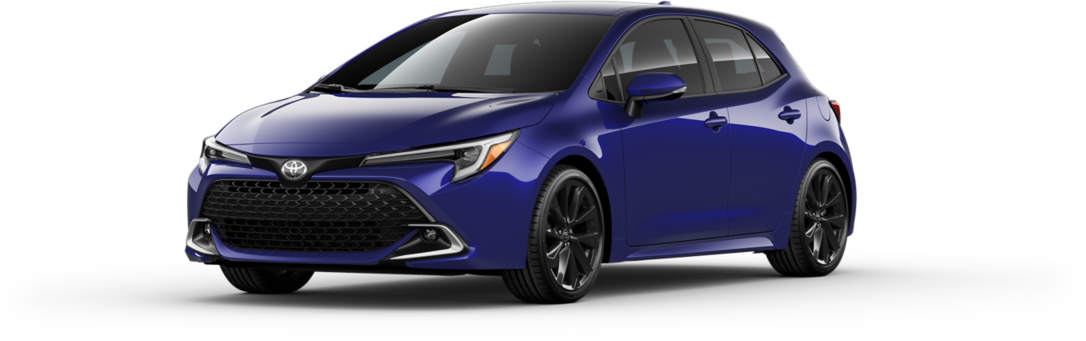 An Exterior Angle of A 2025 corollahatchback Corolla Hatchback XSE 2.0L 4-Cyl. Engine Front-Wheel Drive