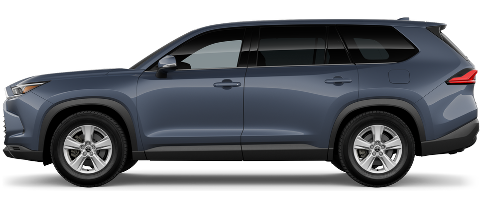 Side profile of a 2026 grandhighlander Grand Highlander Hybrid LE 2.5L 4-Cyl. ECVT Engine All-Wheel Drive
