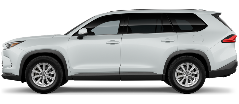 Side profile of a 2026 grandhighlander Grand Highlander Hybrid XLE 2.5L 4-Cyl. ECVT Engine Front-Wheel Drive