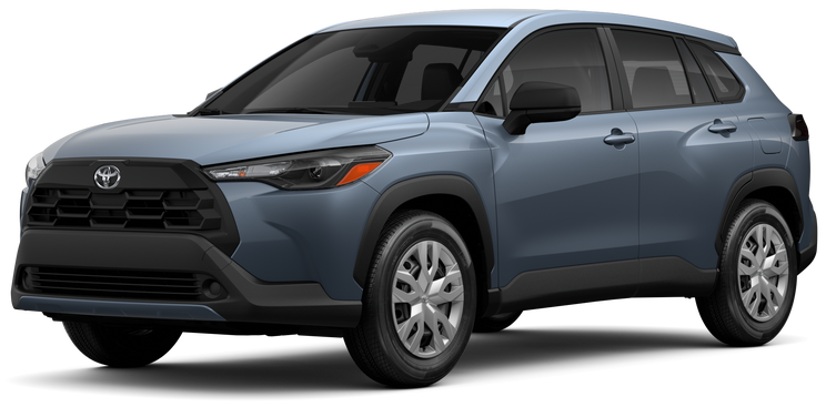 An Exterior Angle of A 2026 corollacross Corolla Cross 2.0L 4-Cyl. Engine Front-Wheel Drive