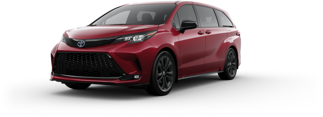 An Exterior Angle of A 2025 sienna Sienna XSE 2.5L Hybrid Engine Front-Wheel Drive