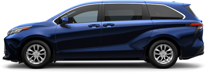 An Exterior Angle of A 2023 sienna AWD LE 8 Passenger Hybrid