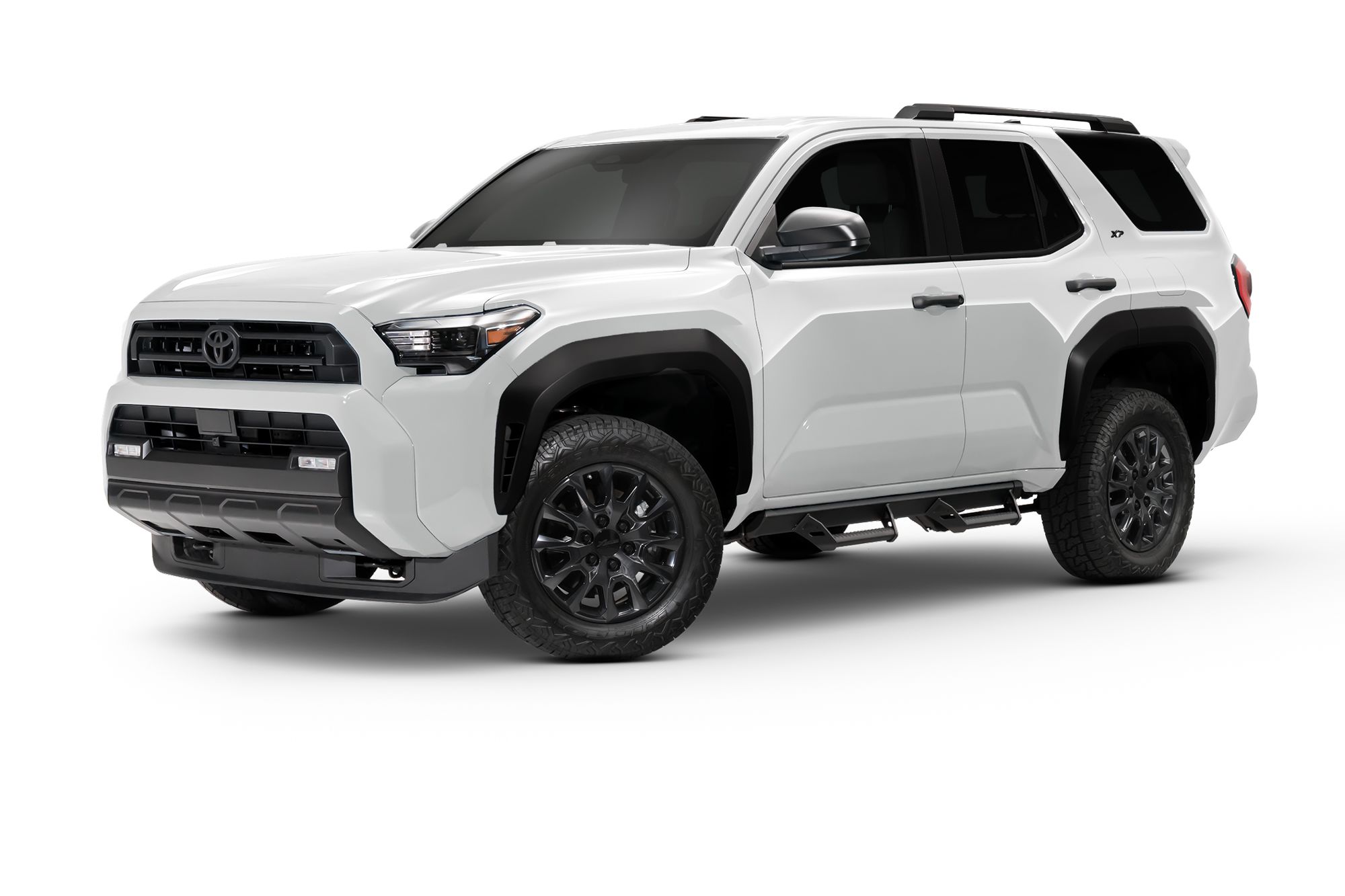 Exterior view of a Toyota 4Runner XP Hybrid HEV. Showing off its multiple features and accessories.