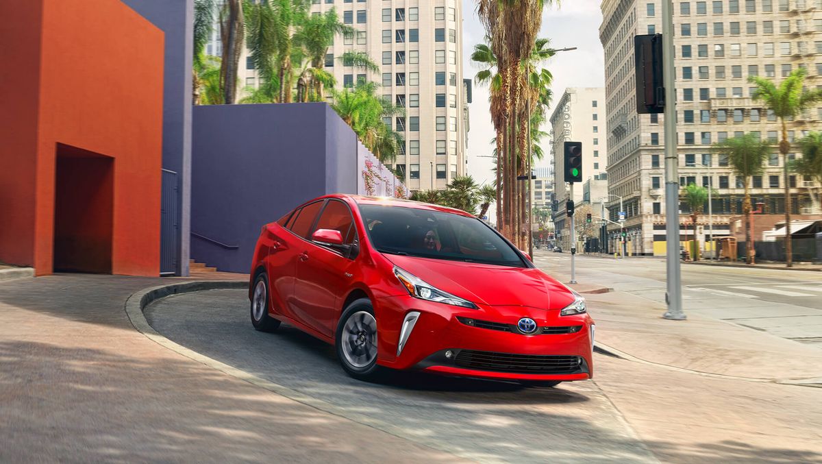 El Toyota Prius en la cuidad