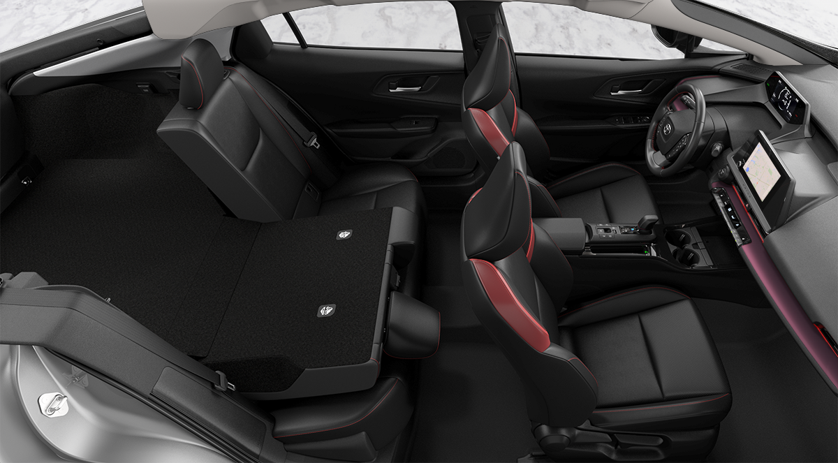 An Interior Angle of A 2024 priusprime Prius Prime XSE 2.0L 4-Cyl. ECVT FWD
