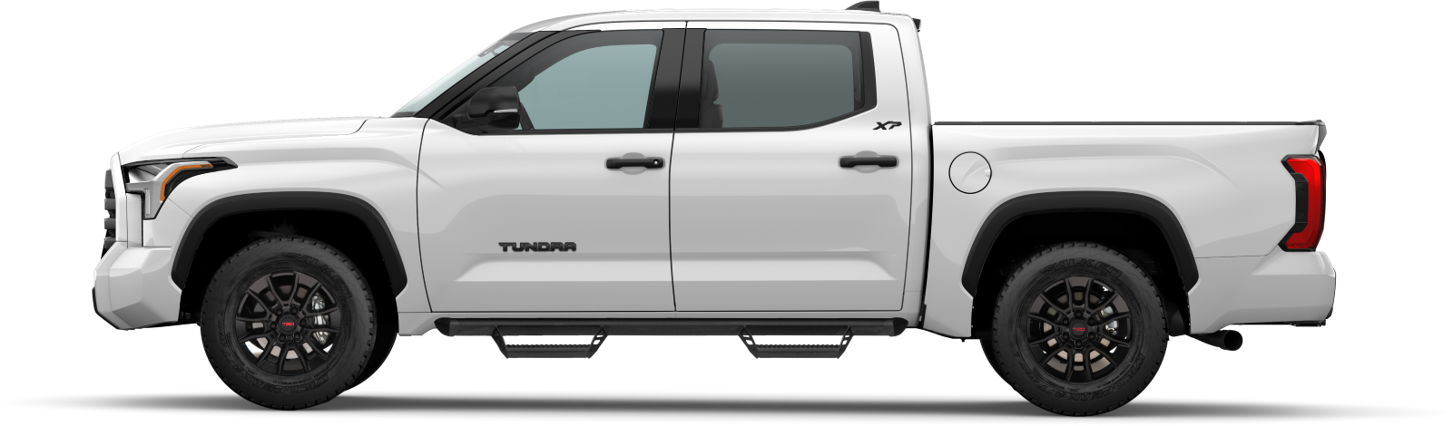 exterior side image of a 2024 white Toyota Tundra XP Xseries