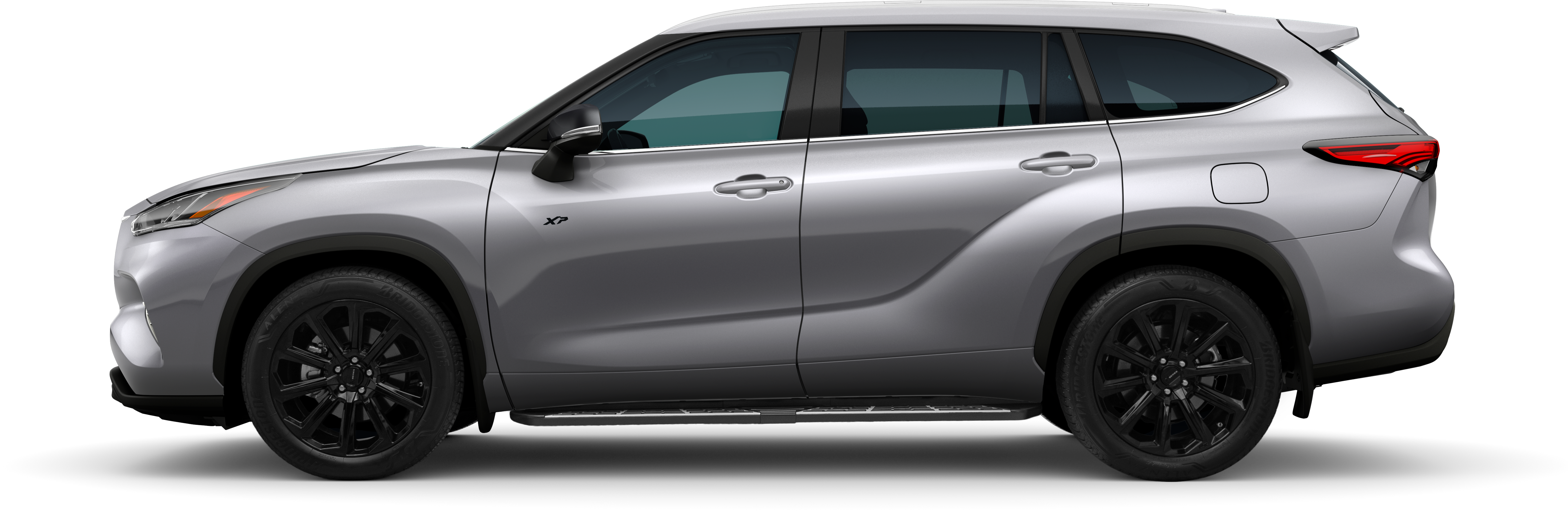 exterior shot of Silver Toyota Highlander XP Series