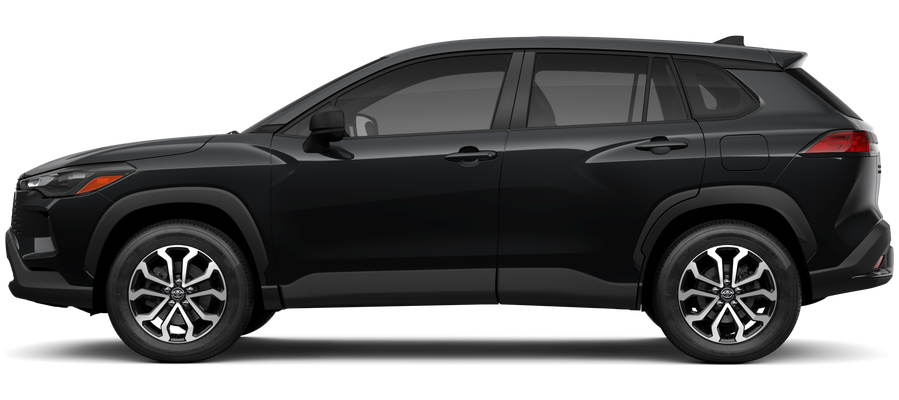 Side profile of a 2026 corollacross Corolla Cross Hybrid 2.0L 4-Cyl. Engine All-Wheel Drive