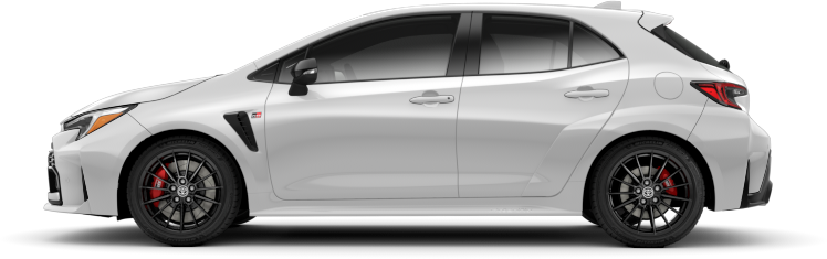 An Exterior Angle of A 2024 grcorolla GR Corolla Premium 6-Spd Manual 