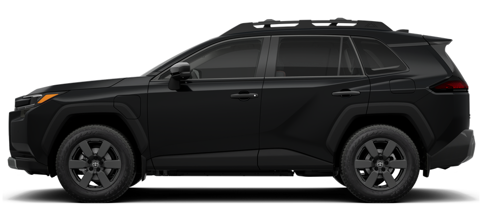 Side profile of a 2026 rav4pluginhybrid RAV4 Plug-in Hybrid Woodland 2.5L 4-Cyl. Plug-in Hybrid Engine All-Wheel Drive