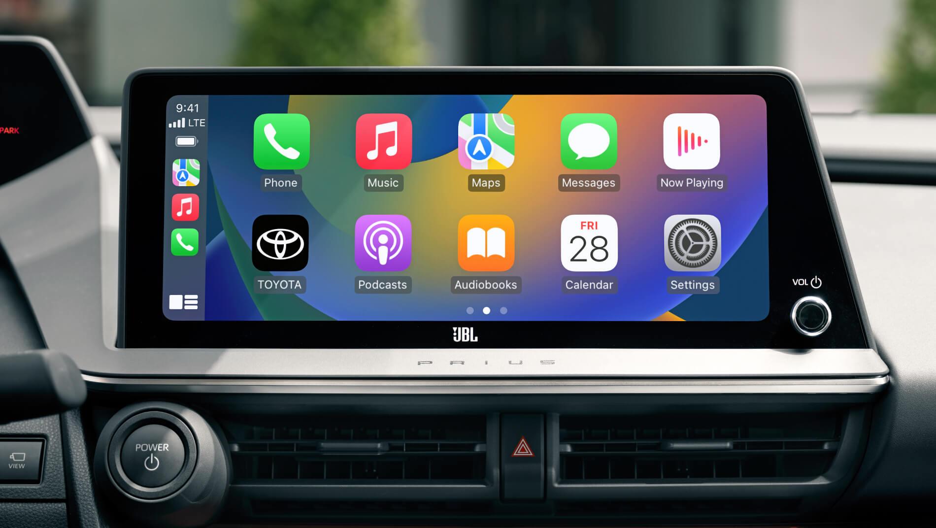 2023 Toyota Prius Prime touchscreen control panel