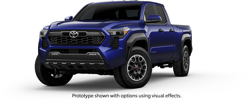 An Exterior Angle of A 2024 tacoma 4X4 TRD Off Road Double Cab