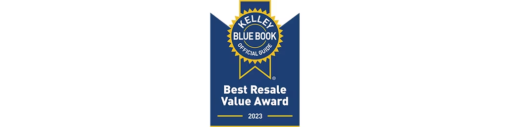 2024 Kelley Blue Book Official Guide Best Resale Value Award