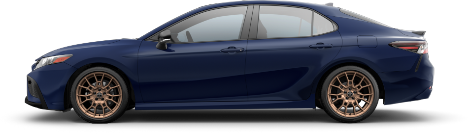An Exterior Angle of A 2024 camry SE AWD NIGHTSHADE