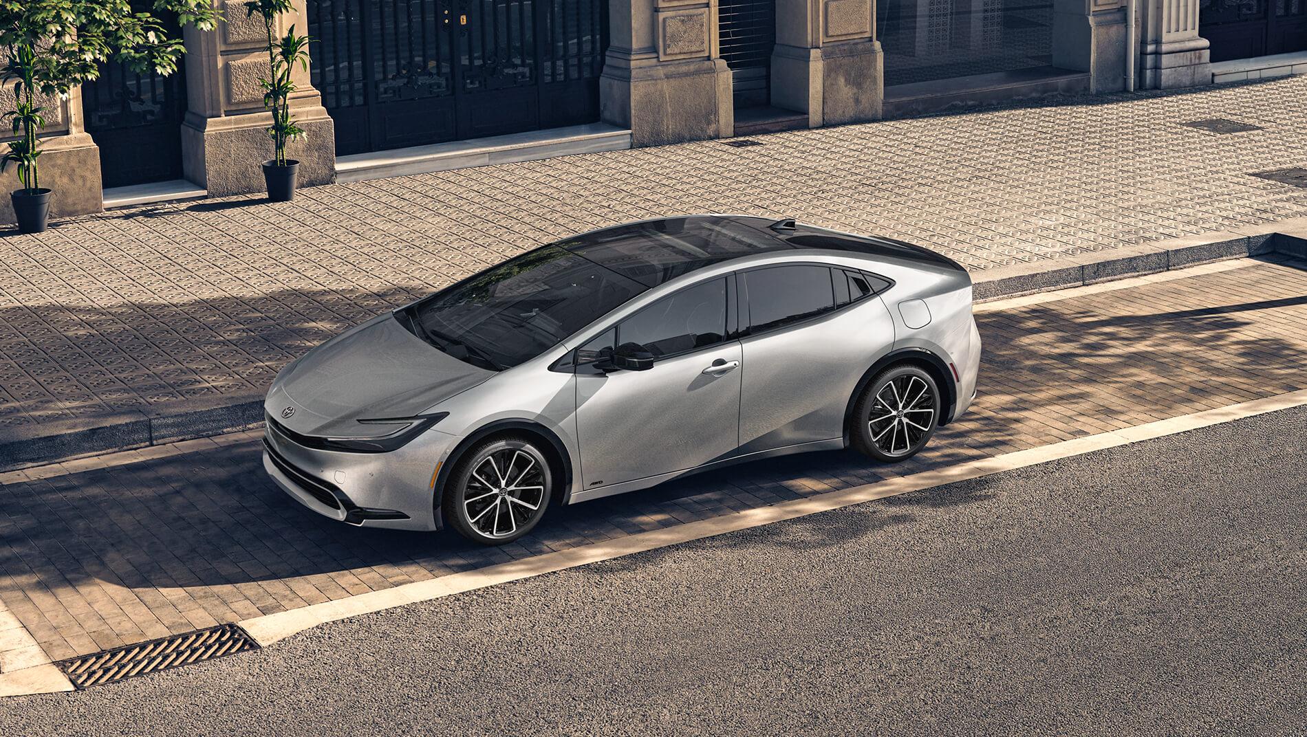 2023 Toyota Prius parked on a city street