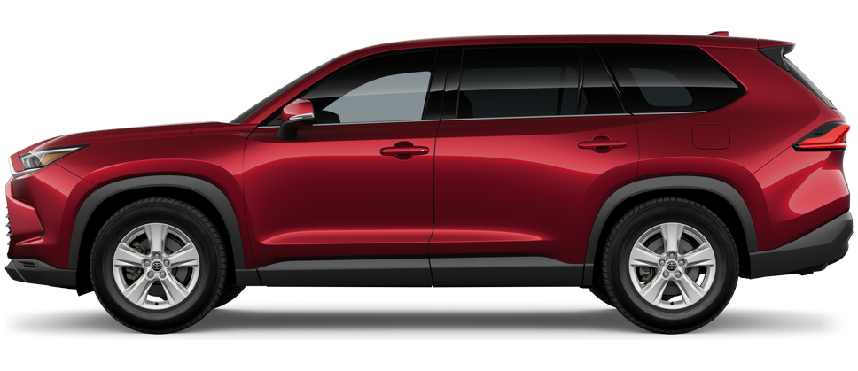 Side profile of a 2026 grandhighlander Grand Highlander Hybrid LE 2.5L 4-Cyl. ECVT Engine All-Wheel Drive