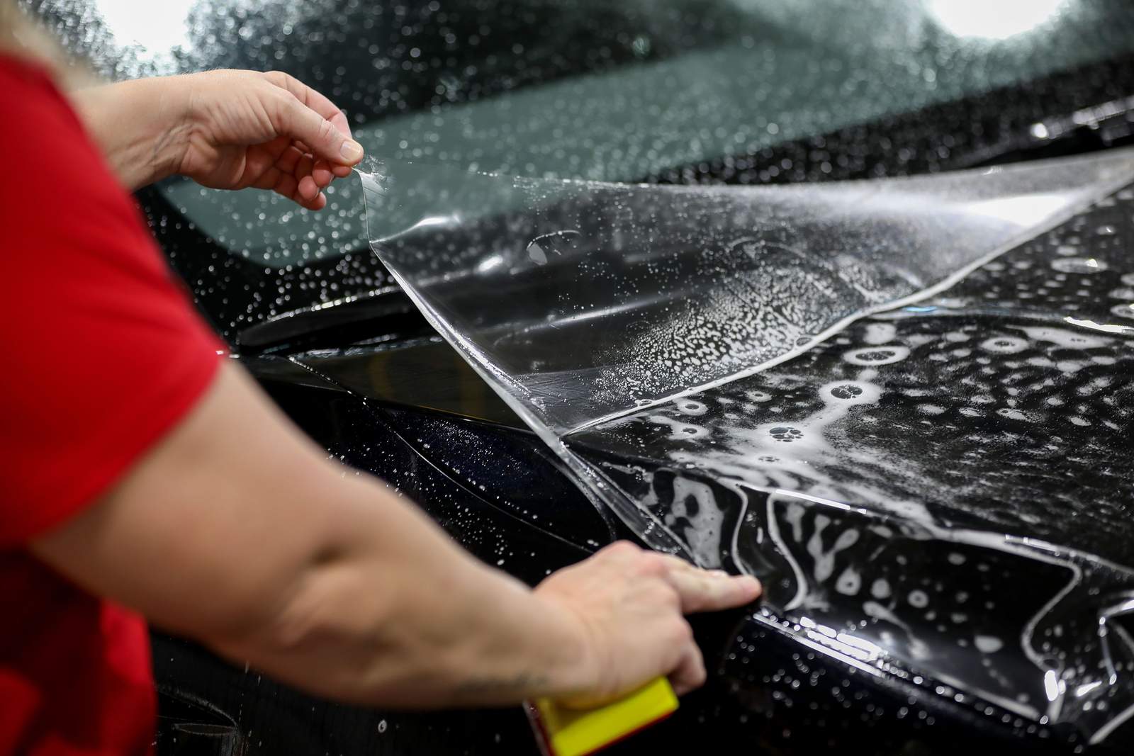 Clear Coat Pain Protection installation