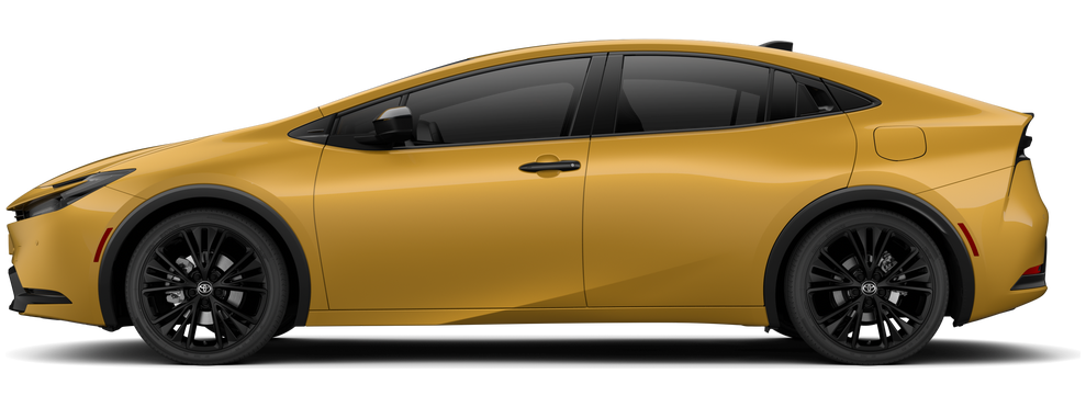 Side profile of a 2026 priuspluginhybrid Prius Plug-in Hybrid Nightshade Edition 2.0L 4-Cyl. ECVT FWD