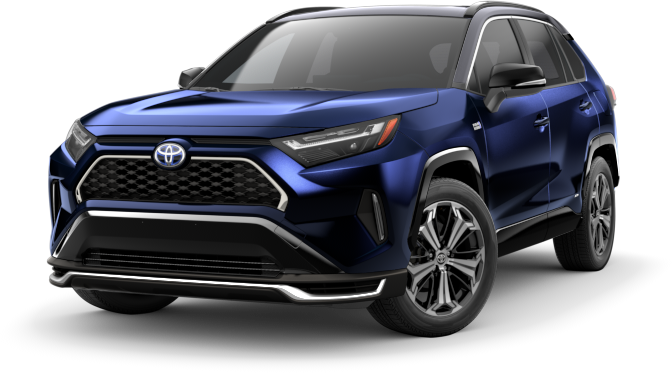 An Exterior Angle of A 2024 rav4prime XSE AWD