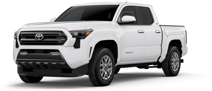 An Exterior Angle of A 2026 tacoma Tacoma SR5 2.4L 4-Cyl. Turbo Engine Rear-Wheel Drive 5-ft. bed Double Cab