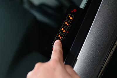 Toyota touch pad controls