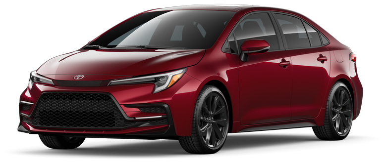 An Exterior Angle of A 2026 corolla Corolla XSE 2.0L 4-Cyl. Engine Front-Wheel Drive