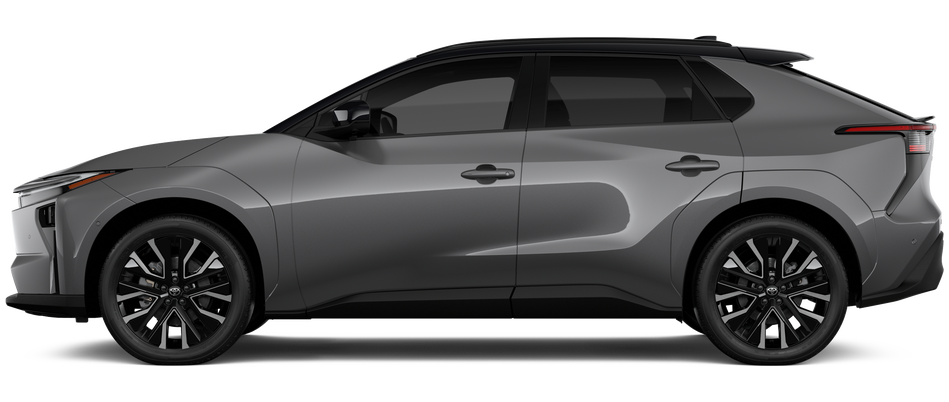 Side profile of a 2026 bz bZ Limited Electric Motors All-Wheel Drive