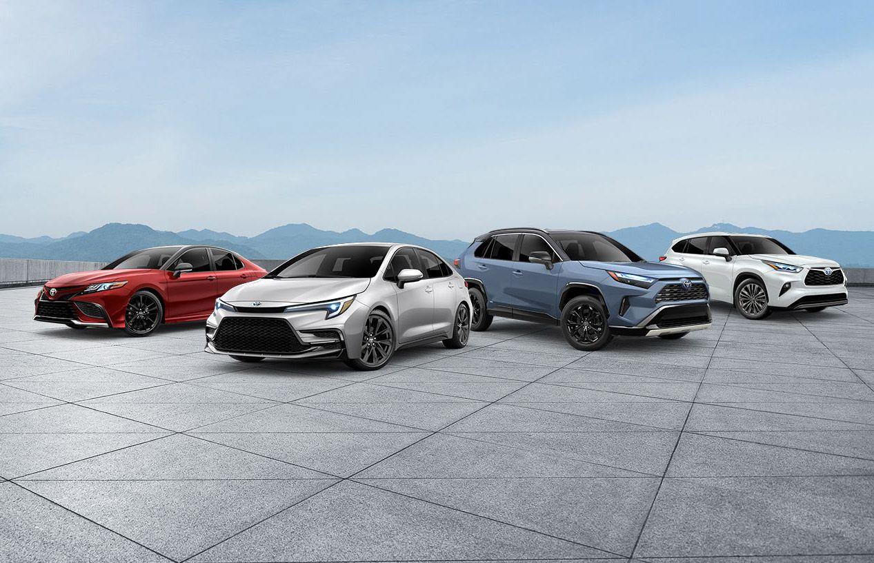 Toyota Beyond Zero Hybrid vehicle lineup