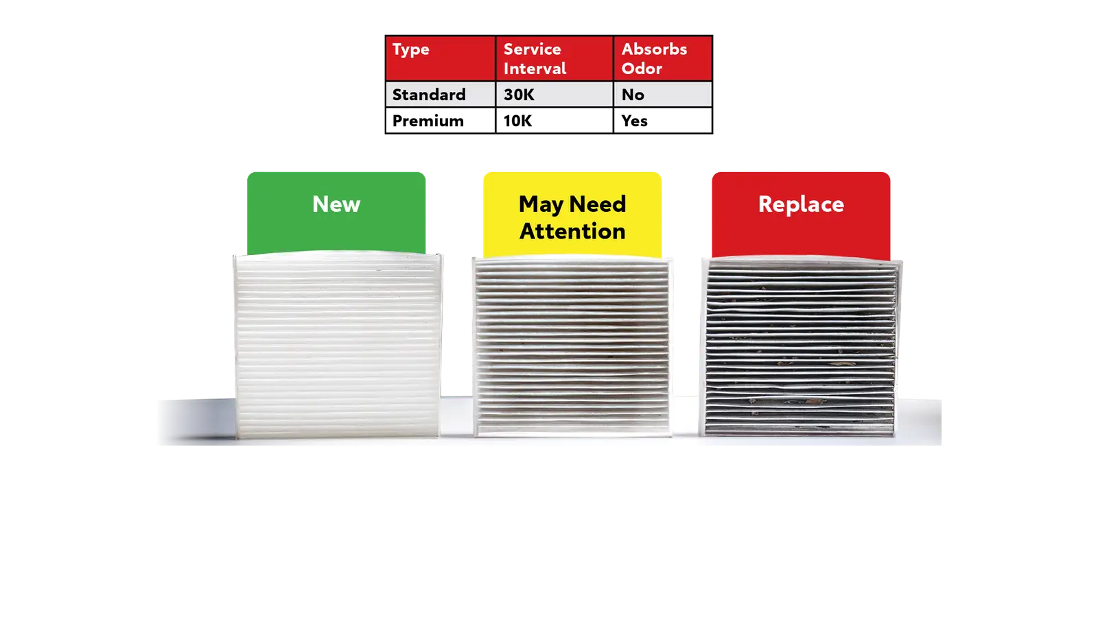 Toyota air filter graphic