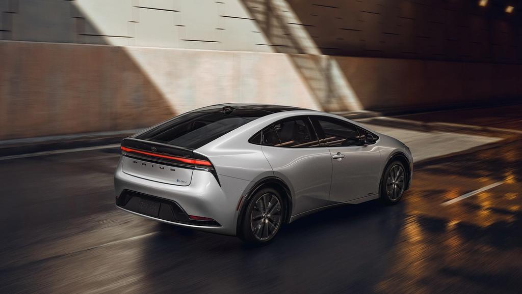 Promotional image from Toyota showing a vehicle, accessories, or people using the vehicle in everyday or outdoor environments.