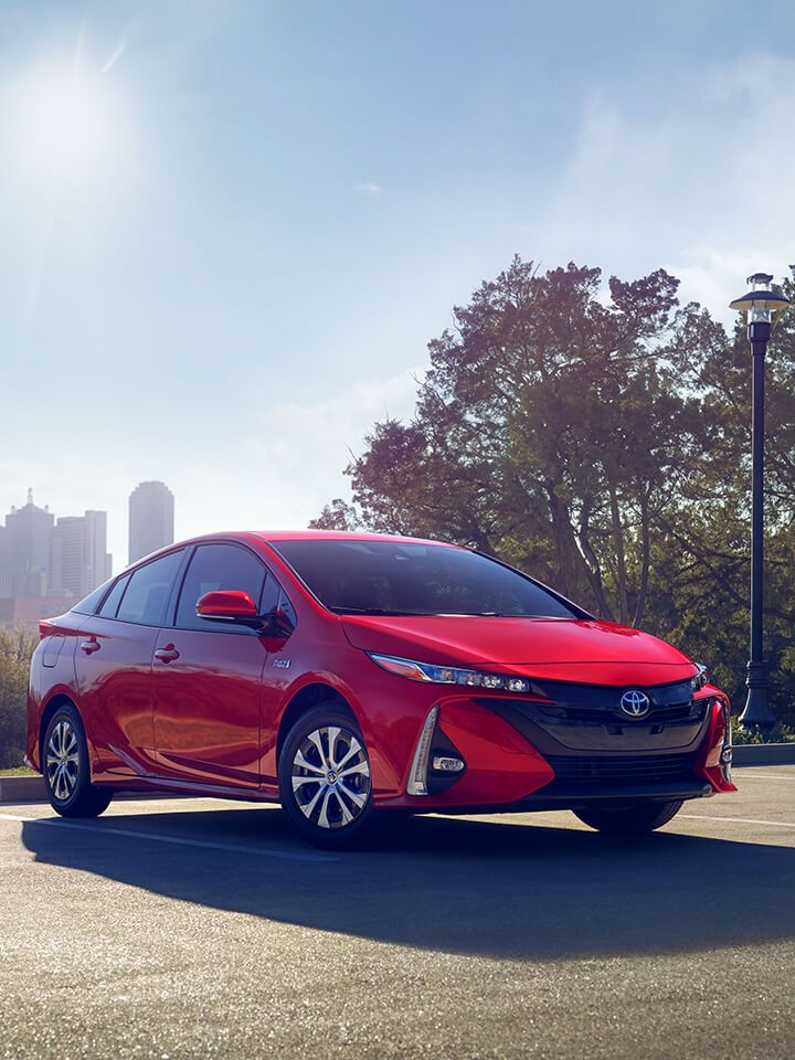 Prius Prime in Supersonic Red