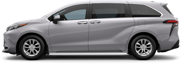 An Exterior Angle of A 2024 sienna FWD XLE 8 Passenger Hybrid