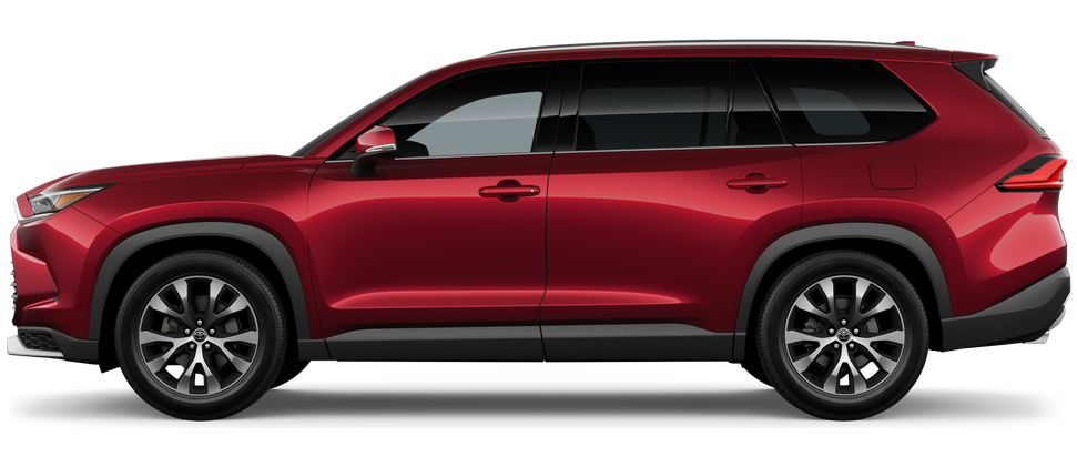 Side profile of a 2026 grandhighlander Grand Highlander Limited 2.4-Liter 4-Cylinder Turbocharged Hybrid MAX Engine All-Wheel Drive
