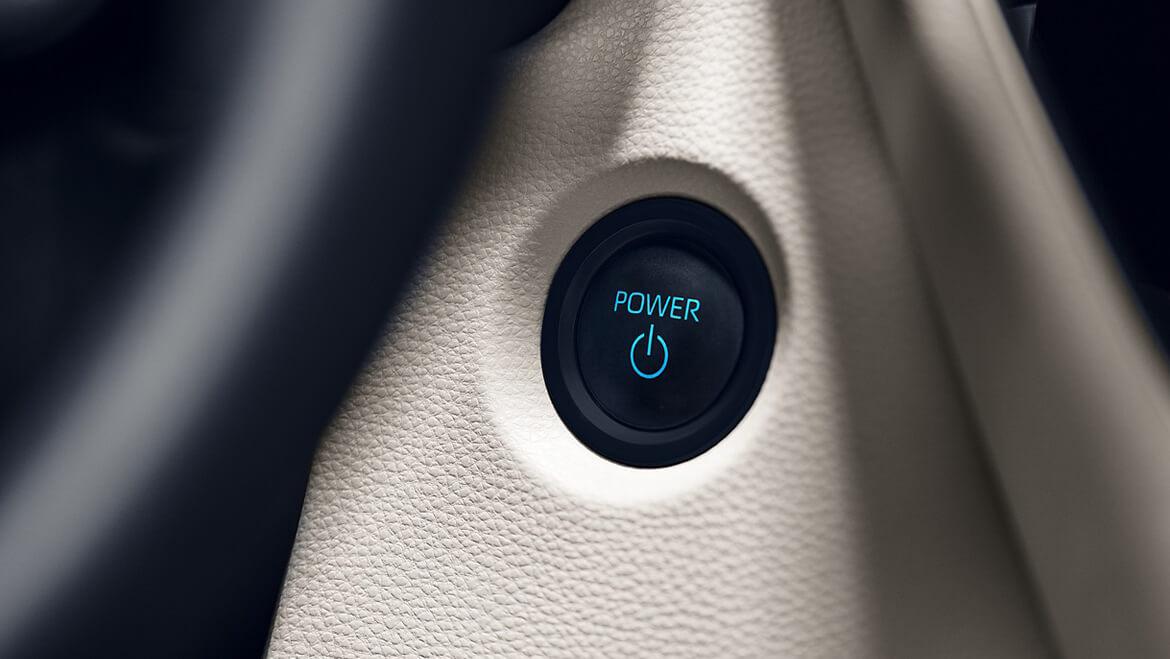 Toyota Corolla push start button