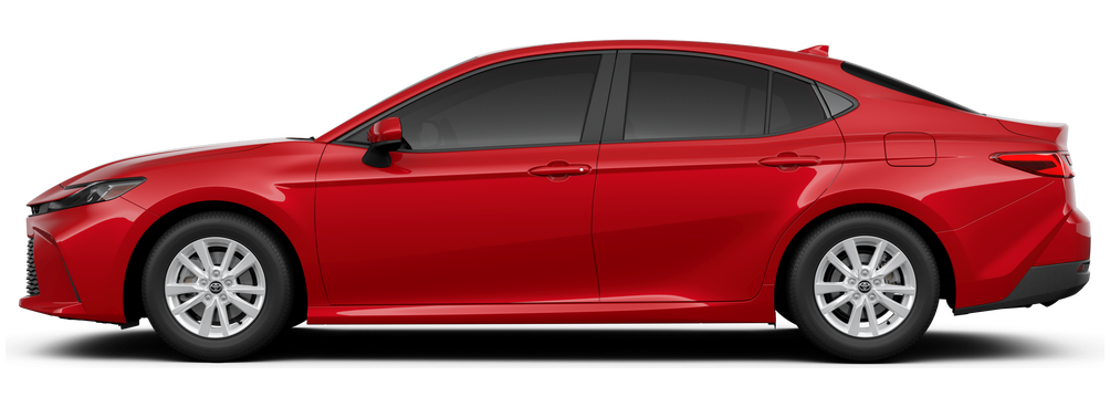 Side profile of a 2026 camry Camry LE 2.5L 4-Cyl. Engine Front-Wheel Drive
