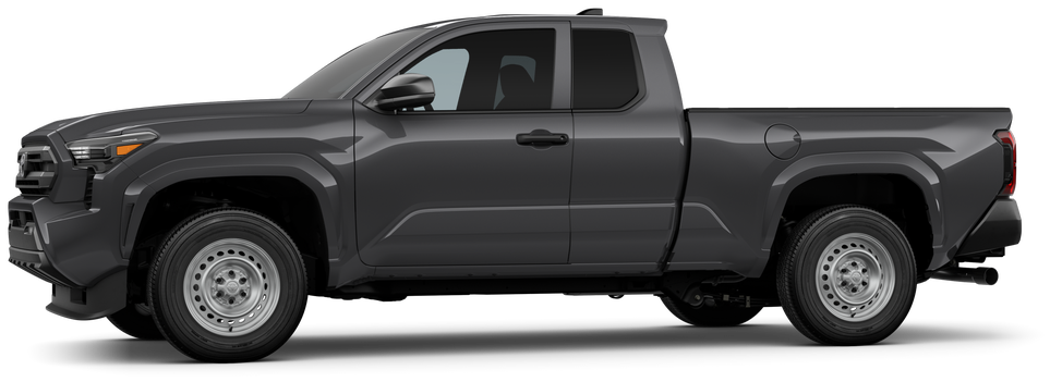 An Exterior Angle of A 2026 tacoma Tacoma SR 2.4L 4-Cyl. Turbo Engine Rear-Wheel Drive 6-ft. bed XtraCab